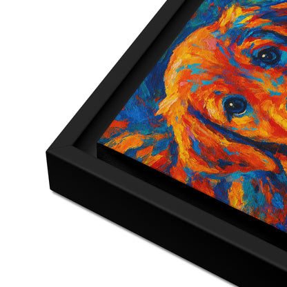 Framed Canvas | Custom Pet Portrait - Abstract Style