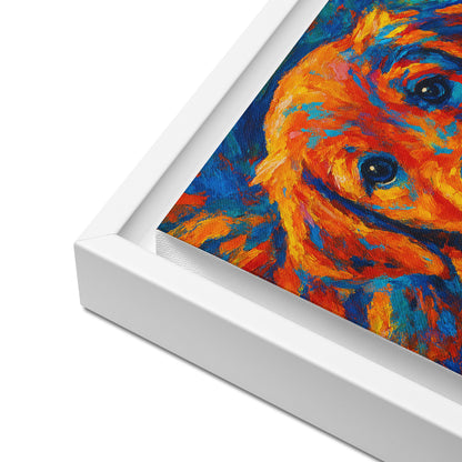 Framed Canvas | Custom Pet Portrait - Abstract Style