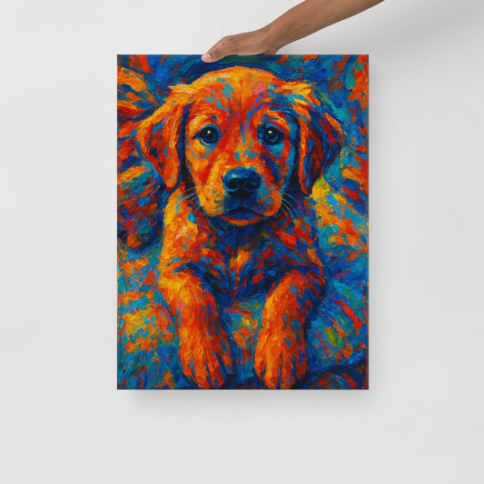 Thin Canvas | Custom Pet Portrait - Abstract Style