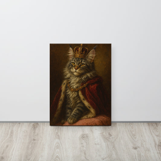 Thin Canvas | Custom Pet Portrait - The Royal Treatment